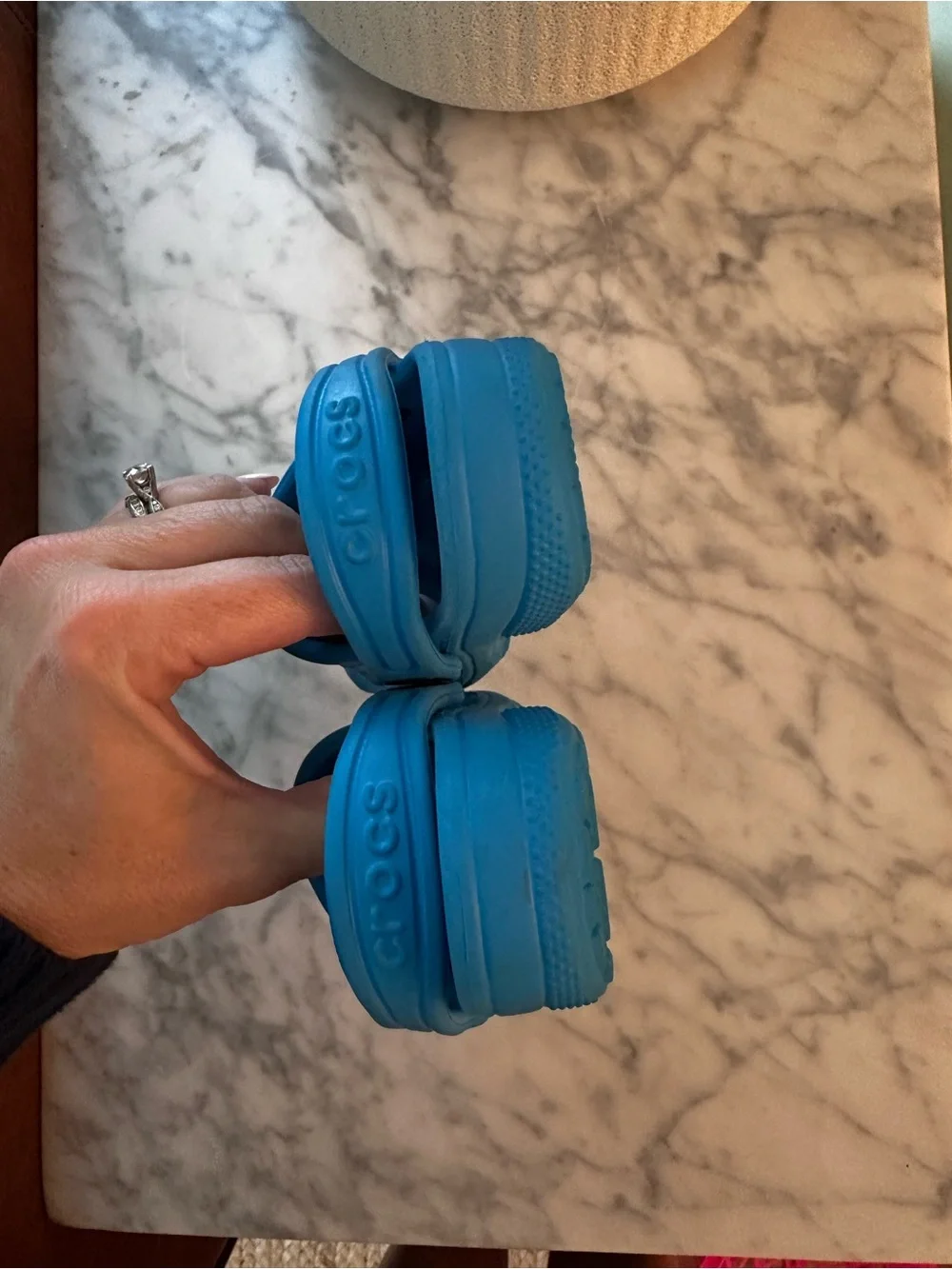 CROCS Kids Classic Clogs in Bright Blue size C7